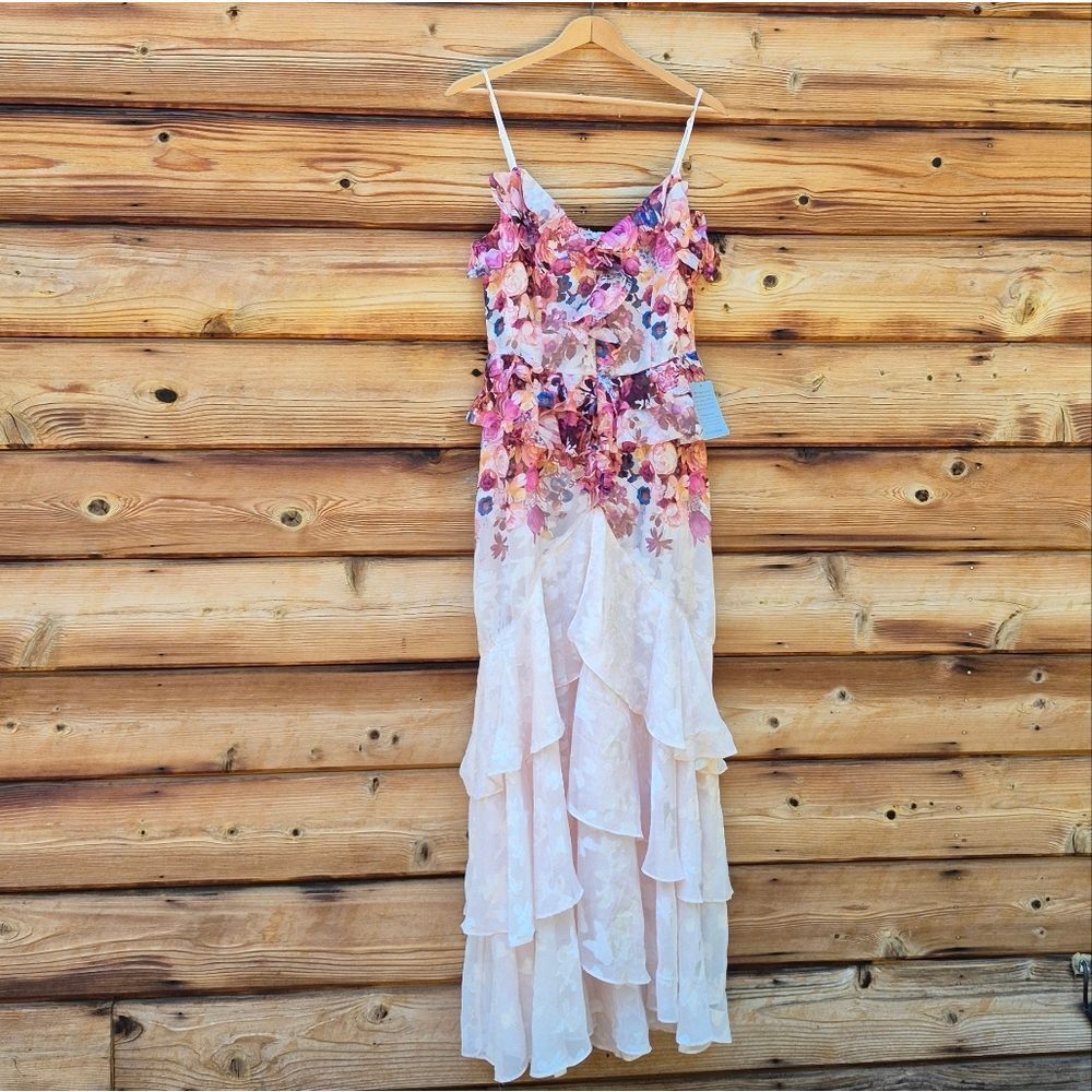 NWT Elliatt Perla Floral Dress Pink Size M - Picture 7 of 13